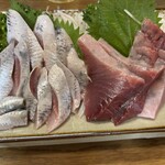 居酒屋ほうらい - 料理写真:いわし、かつお