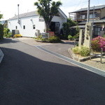 散歩道 - 直接車で来るにはわかりにくい場所です