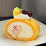My Cake - 季節性捲蛋糕-桃子