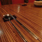 韓国Dining MUKUGE - 鉄のお箸。