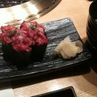 札幌焼肉 和牛いしざき - 牛の軍艦巻き