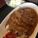 カフェ・ド　マルシェ - とんかつカレー 780円