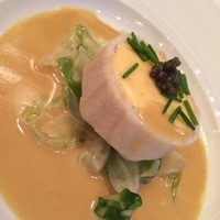 アールピーアール - 舌平目と海老のムースリーヌ　白ワインソース