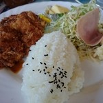 Uddo beru - チキンカツランチ￥734（スープ・サラダ・ドリンク付）