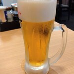 餃子の王将 - ドリンク写真:夏餃子セットのビール