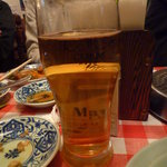 来福軒 - 友人Ｍに供されたビール