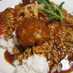 くるみ - ハンバーグカレーです。