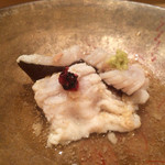 鮨 とかみ - 2015/5_ランチ　先付の鱧