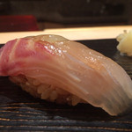 鮨 とかみ - 2015/5_ランチ1貫目：真鯛
