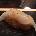 鮨 とかみ - 2015/5_ランチ2貫目：墨烏賊