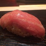 鮨 とかみ - 2015/5_ランチ14貫目：大トロ