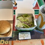 マクドナルド - フィレオフィッシュ＆サイドサラダ＆アイスコーヒー