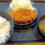 松のや - 料理写真:ロースかつ定食￥500（Xクーポン）