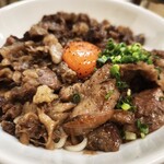 銀座うどんしら石 - 和牛釜玉うどん