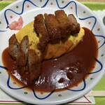 北極星 - 料理写真:きのこカレー1,100円+手仕込みカツトッピング500円