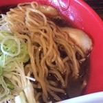 麺家いろは 射水本店 - 富山ブラックネギ玉らーめん:アップ