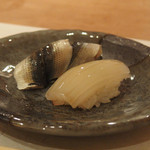 鮨処 みや - コハダ、イカ