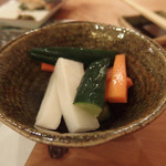 鮨処 みや - ガリの代わり