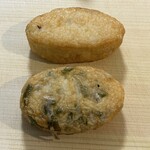 松島蒲鉾本舗 - 手前が「ちりめんじゃこ」、奥が「たこ」♫