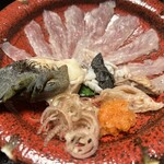 日本料理 澤田 - オコゼの薄造り