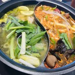 しゃぶ葉 - 料理写真:レモンと火鍋^ - ^