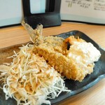 手しおごはん玄 - 料理写真:●アジフライ、チキン南蛮