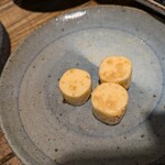 たまゆら - ぬか漬けチーズ　(３つ食べた後の画像です)