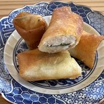 食堂 喫茶 アオイ - 梅ハーブ揚春巻き