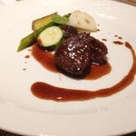 ガーデンレストラン シェフズ テラス - 牛ヒレ肉のグリル 赤ワインソース