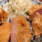とんかつ梛 - 岩中豚ヒレ、淡雪ロース