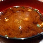 とんかつ梛 - 味噌汁