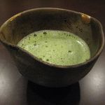 小さな町家の美術館　鶴屋定家 - 試飲させてもらった柳桜園の抹茶(2012.12)