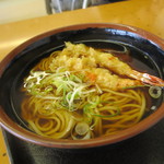 市立室蘭総合病院2階レストラン - エビ天蕎麦　570円