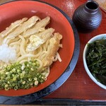 金比羅うどん - 料理写真:冷ごぼうおろし 750円
わかめ 120円←トッピング