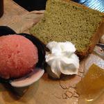 陶蔵 - 本日のシフォンは抹茶