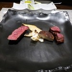 LEONE - 神戸牛のヒレ（右）とランプ（左）