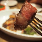 Jukusei Wagyuu Suteki Gurirudo Eijingu Bifu - ●メインのお肉
      いろいろな部位　3種類食べました！