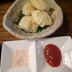 石橋スタンドゐの一 - ハモ天ぷら880円