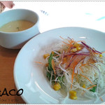 haco＋砥部 branch - セットのサラダとスープ