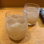 飛勘水産 鮨 一華 - 翠氷 -YONASHI- ソーダ割り
