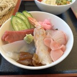 かしま野プラザ - 中トロや生海老はまちなどの海鮮丼