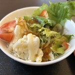 かしま野プラザ - 豪華なサラダ