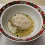 洛北荘 - '15.04.05（日）　蓋物　海老真丈饅頭