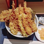 日本橋 天丼 金子半之助 - 料理写真:上天丼1430円ご飯大盛165円で1595円(2026年8月)