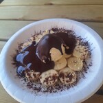ちょこりとチョコレート工場 - ラクレットチョコレート+バナナアイス