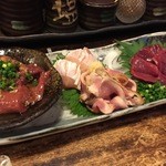 味処膳き屋 - 鶏の刺身盛り合わせ 980円は安すぎるんでねーの？