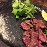 味処膳き屋 - 牛サガリの炙り焼き。お塩でもお醤油でも。これも旨い！