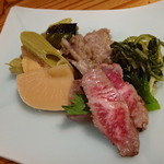 炭歌集 - お通しは季節を感じる食材