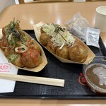 築地銀だこ - 料理写真:「ゆずねぎ明太」と「ねぎだこ」の2舟