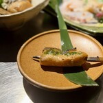 yaki uo dokoro haru - 時間差やきうお串が別皿で運ばれてきまちた！！またまたうんま♡♡